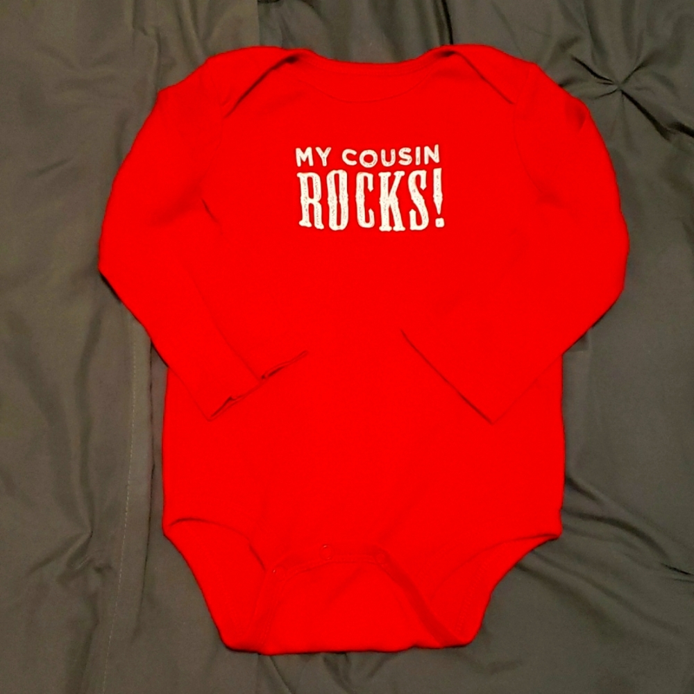 Red onesie 24M
